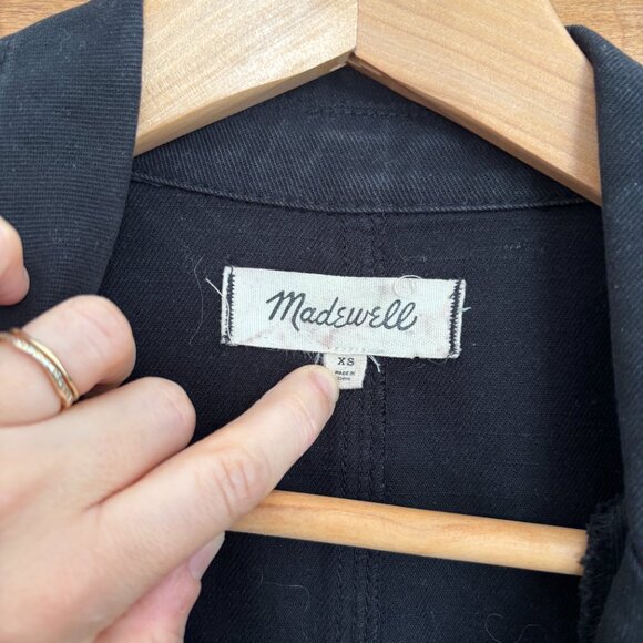 Madewell Signature Overall Jumpsuit in Black - XS - Picture 3 of 10
